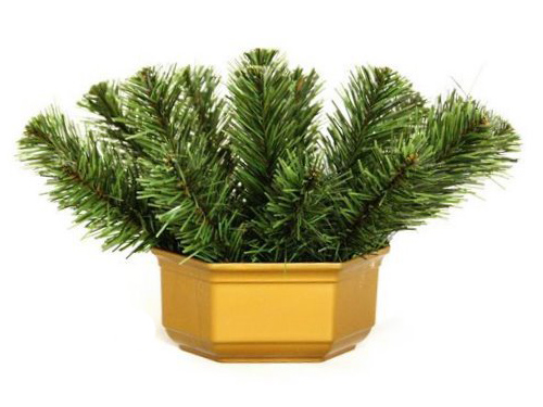 Fabricant de fleurs de couronnes d'arbres de Noël artificiels profilés en fil d'acier décoratif de couleur en Pologne